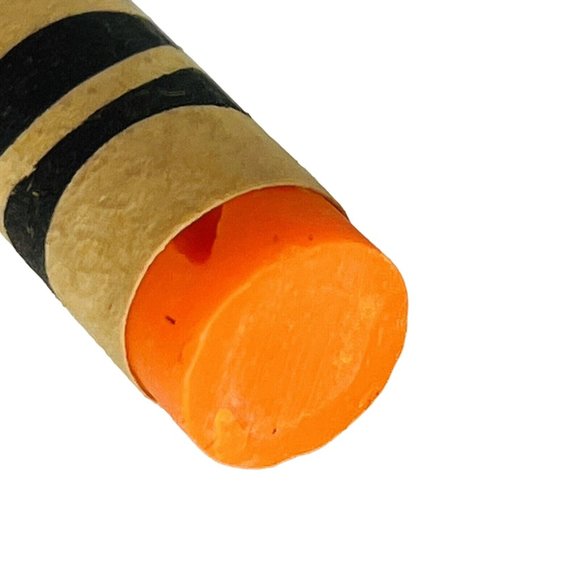 Ultra Yellow Crayola Crayon Fluorescent Retired Permanent Name Change Vintage - Picture 3 of 10